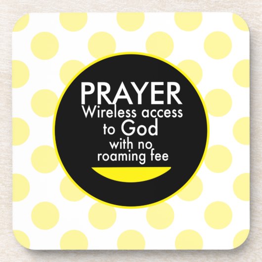祈りの言葉 – ワイヤレス コースター (正面)