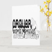 祈りの言葉 – 世界最大級のワイヤレスつながり カード (黄色い花)