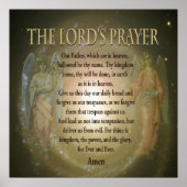 祈りの言葉 – 主の祈りの言葉 ポスター (正面)