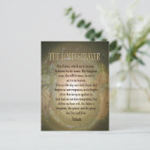 祈りの言葉 – 主の祈りの言葉 ポストカード (スタンド正面)