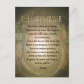 祈りの言葉 – 主の祈りの言葉 ポストカード (正面)