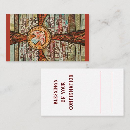 祈りの言葉 名刺 (正面/裏面)