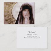 祈りの言葉 名刺 (正面/裏面)