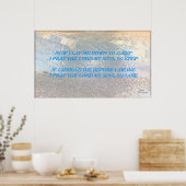 祈りの言葉...寝るために横に寝た ポスター (キッチン)