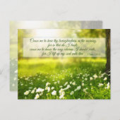 祈りの言葉、春 ポストカード (正面/裏面)