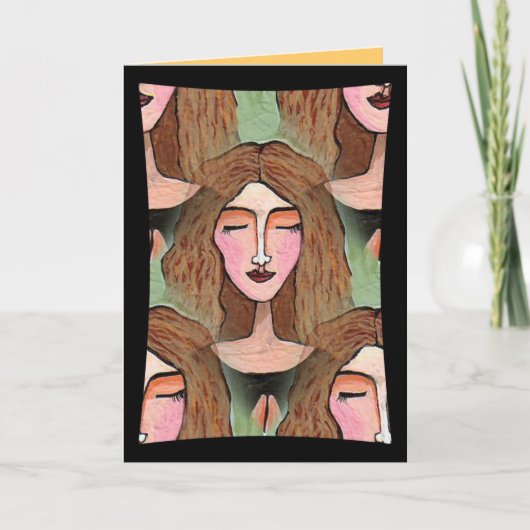 祈りの言葉-異教徒間の挨拶状で失った カード (正面)