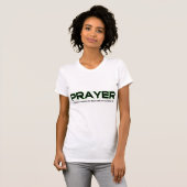 祈りの言葉、神のクリスチャンのギフトへの無線アクセス Tシャツ (正面フル)