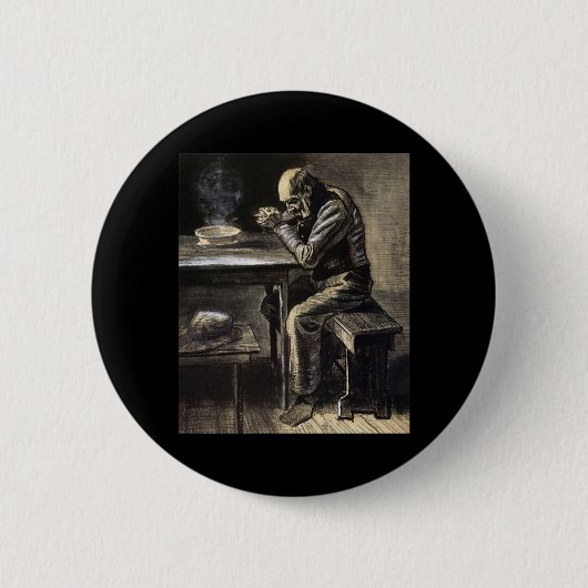 祈りの言葉 缶バッジ (正面)