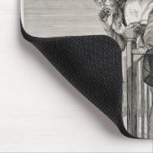 祈りの言葉、19世紀への祈とう時刻告知係の呼出し マウスパッド (コーナー)