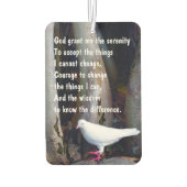 祈りの言葉forセレニティハワイアンドーブ カーエアーフレッシュナー (裏面)