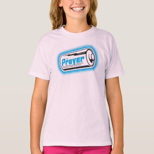 祈りの言葉Tシャツのパワー Tシャツ (正面)