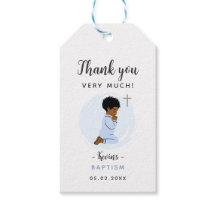 祈りの赤ちゃん 洗礼 お礼タグ 十字架付き