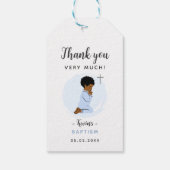 祈りの赤ちゃん 洗礼 お礼タグ 十字架付き ギフトタグ (裏面)