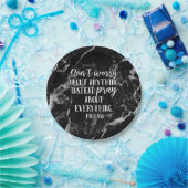 祈ります聖書の詩の聖なる書物、経典のクリスチャンを心配しないで下さい ペーパープレート (パーティー)