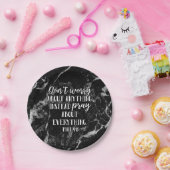 祈ります聖書の詩の聖なる書物、経典のクリスチャンを心配しないで下さい ペーパープレート (パーティー)