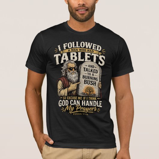 祈りを扱える神 Tシャツ (正面)