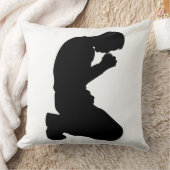 祈りを捧げる男 クッション (ブランケット)