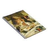 祈りを捧げる、サスペンス チャールズ・バートン・バーバー ノートブック (右側)