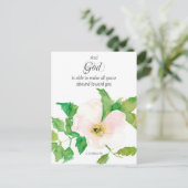 祈りカード 2コリントの聖書 プリムローズ ポストカード (スタンド正面)