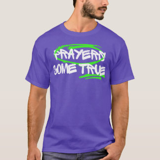 祈り来真のクリスチャン祈りの言葉 Tシャツ