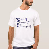 祈り - キリスト教 Tシャツ (正面)