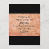 祈り ポストカード (正面)