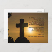 祈り - 主の祈り(Pater Noster) ポストカード (正面/裏面)