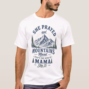 祈り 信仰 クリスチャンママ Tシャツ