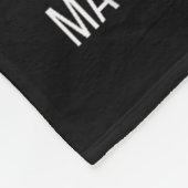 祈り。信頼。待つ。キリスト教の宗教的な詩 マタイ フリースブランケット (角)