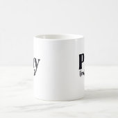 祈り 信頼 待つ コーヒーマグカップ (中央)