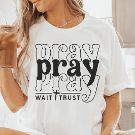 祈り、待つ、信じる トライブレンドTシャツ