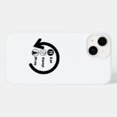 祈り 睡眠 食べる 繰り返す Case-Mate iPhoneケース (裏面 (横))