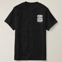 祈り、説教、癒しのメンズTシャツ Tシャツ