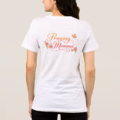 祈るお母さん トライブレンドTシャツ (裏面)