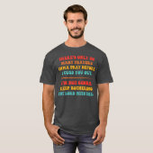 祈ることにも限度があるわ Tシャツ (正面フル)