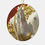 祈ることは1匹のオーナメントを渡します セラミックオーナメント (左)