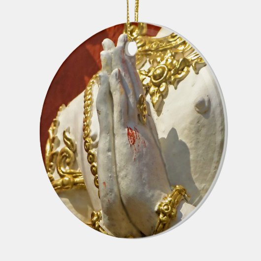 祈ることは1匹のオーナメントを渡します セラミックオーナメント (左)