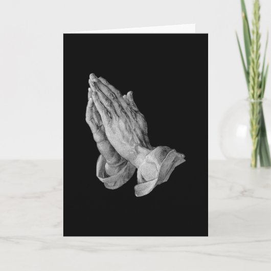 祈ることアルブレヒトDurer -手の カード (正面)