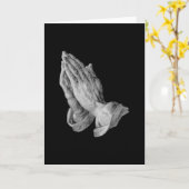 祈ることアルブレヒトDurer -手の カード (黄色い花)