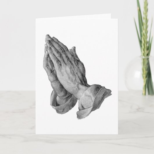 祈ることアルブレヒトDurer -手の カード (正面)