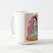 祈る女性 コーヒーマグカップ (正面左)