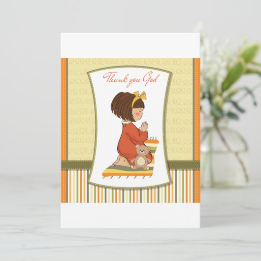 祈る少女 招待状 (スタンド正面)