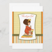 祈る少女 招待状 (正面/裏面)