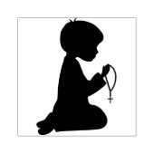 祈る少年 ラバースタンプ (インプリント)