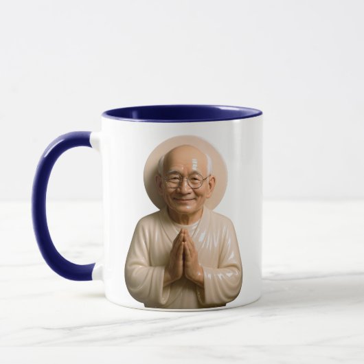 祈る教会聖職者 マグカップ (左)