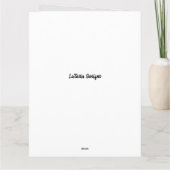 祈る母 インスピレーションあふれる母の日 カード (裏面)