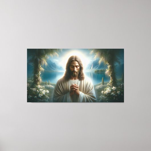 祈イエス キャンバスプリント (正面)