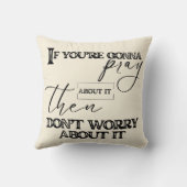 祈キリスト教を心配するな感動的 クッション (裏面)