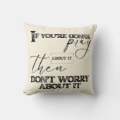 祈キリスト教を心配するな感動的 クッション (正面)