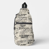 祈キリスト教を心配するな感動的 スリングバッグ (正面)